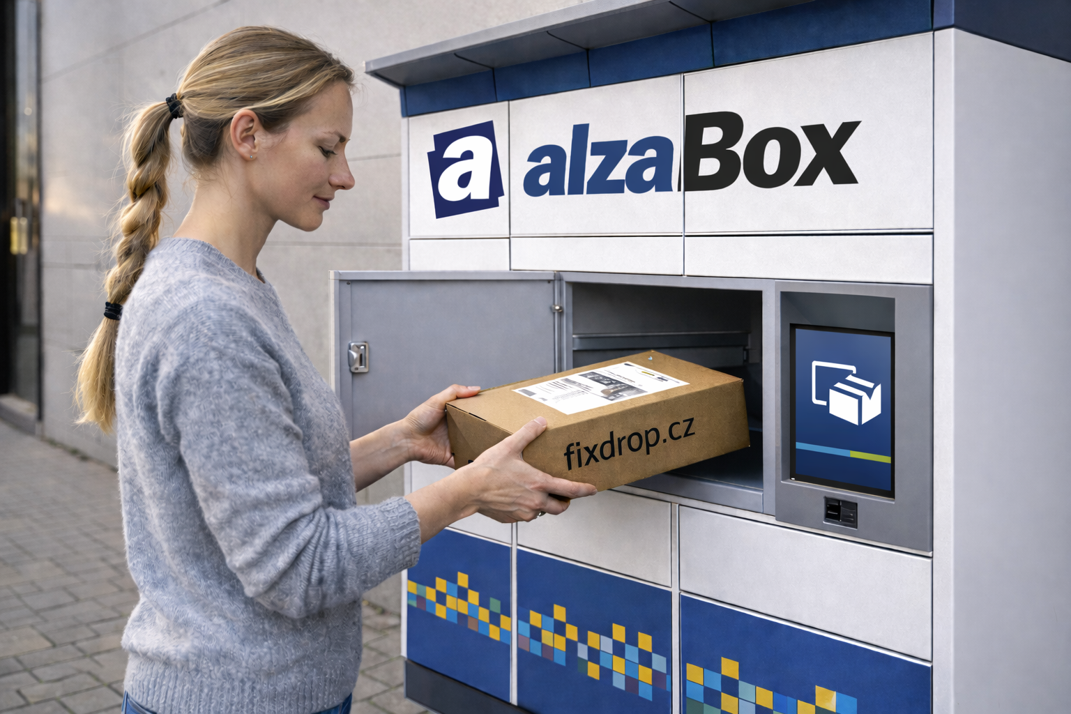 Vyzvednutí zásilky FixDrop z AlzaBoxu